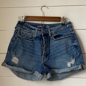 Old Navy Women's Distressed Blue Jean Shorts